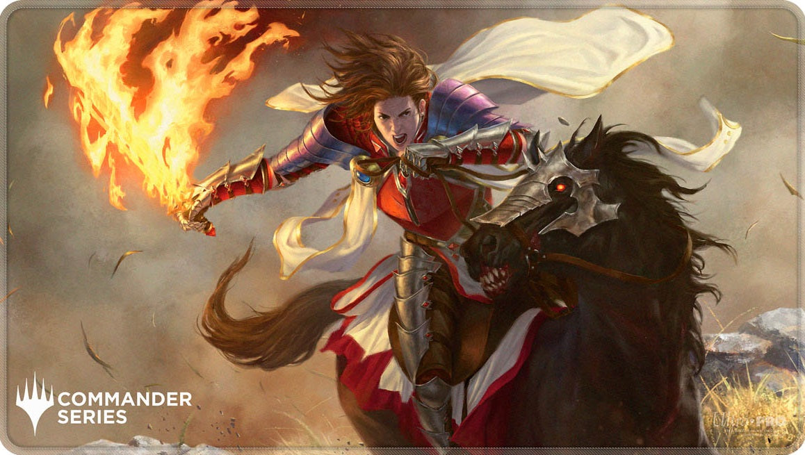 Covoraș pentru jocuri cu cărți Ultra Pro - Magic The Gathering: Commander Series 8, Syr Gwyn, Hero of Ashvale