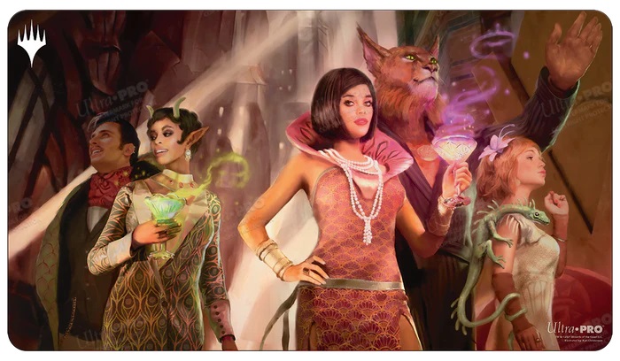 Pad pentru joc de cărți Ultra Pro Playmat: Magic The Gathering - Streets of New Capenna (Type 3)