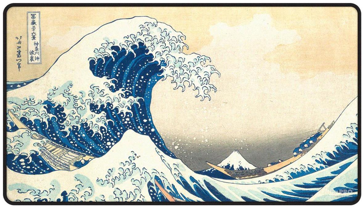 Pad pentru jocuri de cărți Ultra Pro - The Great Wave off Kanagawa