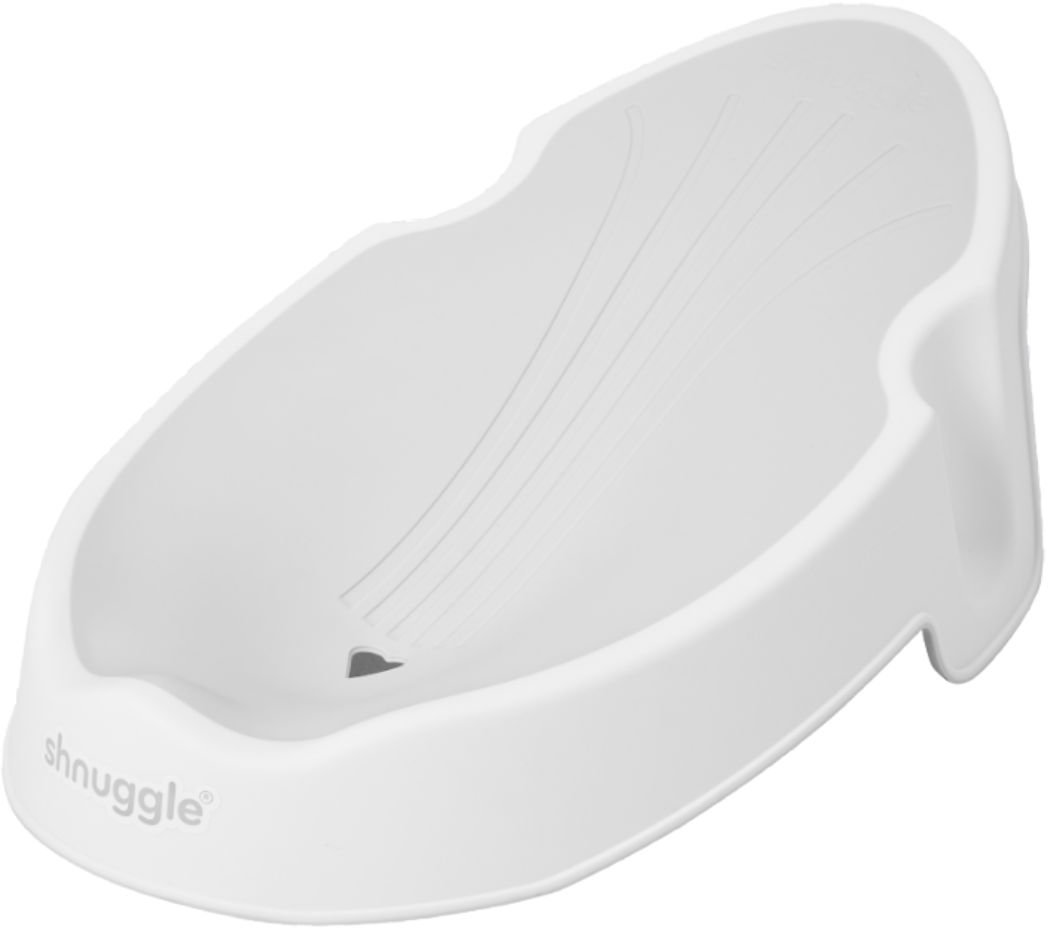 Saltea pentru baie Shnuggle - Alb/gri