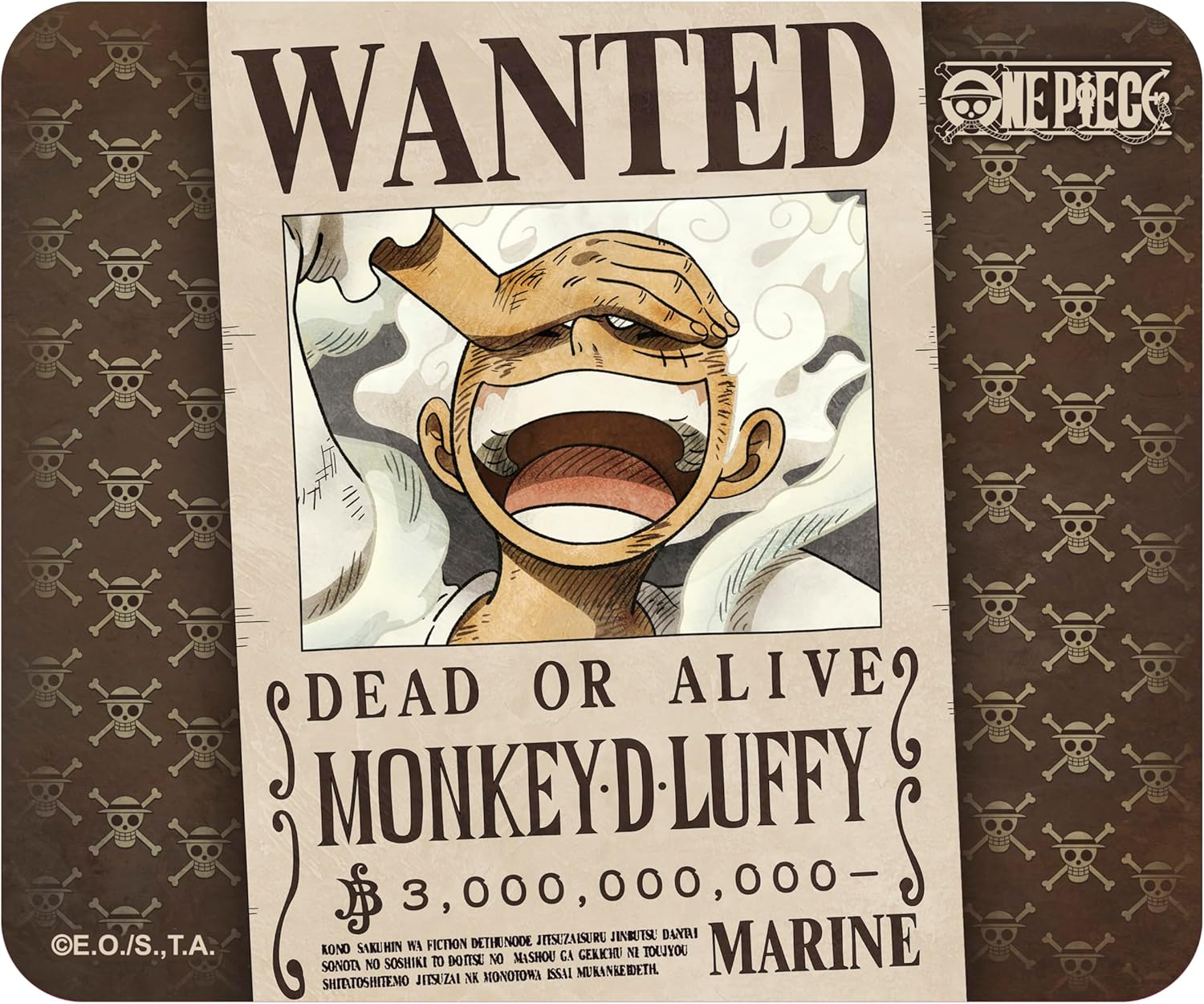 Mousepad ABYstyle Animation: One Piece - Wanted Luffy