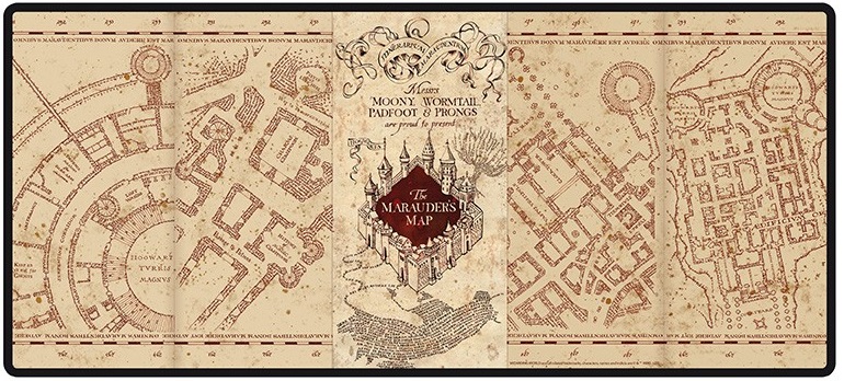Pad de mouse ABYstyle Movies: Harry Potter - The Marauder's Map