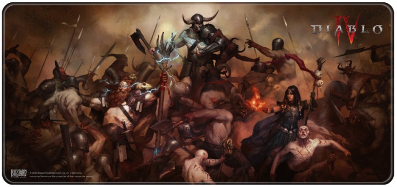 Mouse pad Blizzard Games: Diablo IV - Heroes