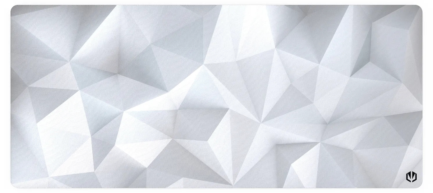 Mousepad Endorfy - Crystal Onyx White, XL, alb