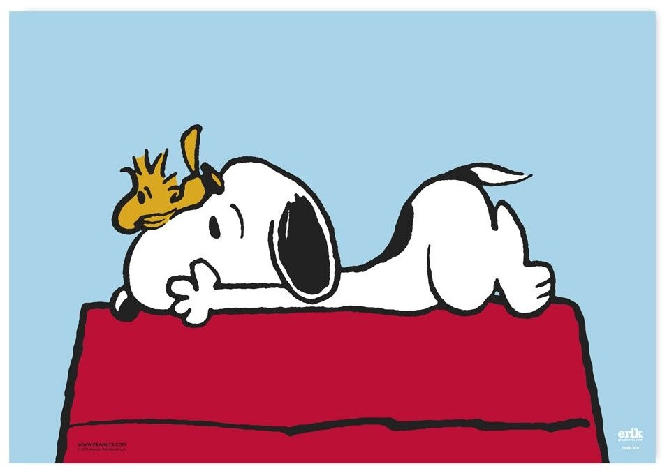 Mousepad Erik Animation: Peanuts - Snoopy Doghouse