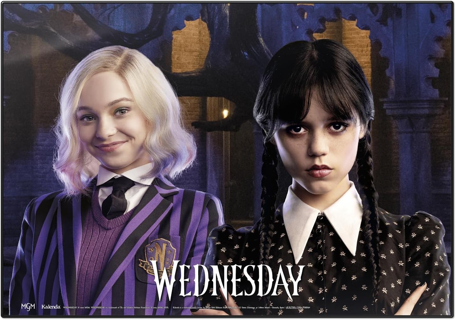 Mousepad Erik Television: Wednesday - Wednesday and Enid