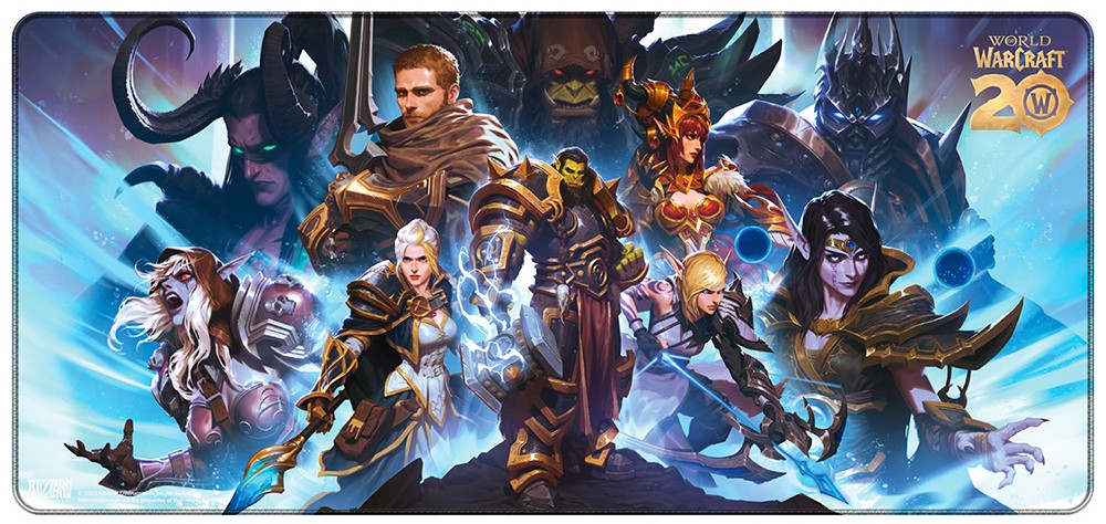 Mousepad Blizzard Games: World Of Warcraft - 20th Anniversary