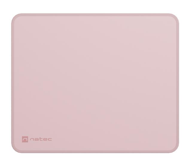 Pad de mouse Natec - Colors, 30 x 25 cm, moale, roz