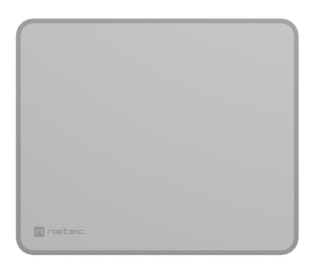 Pad de mouse Natec - Colors, 30 x 25 cm, moale, gri