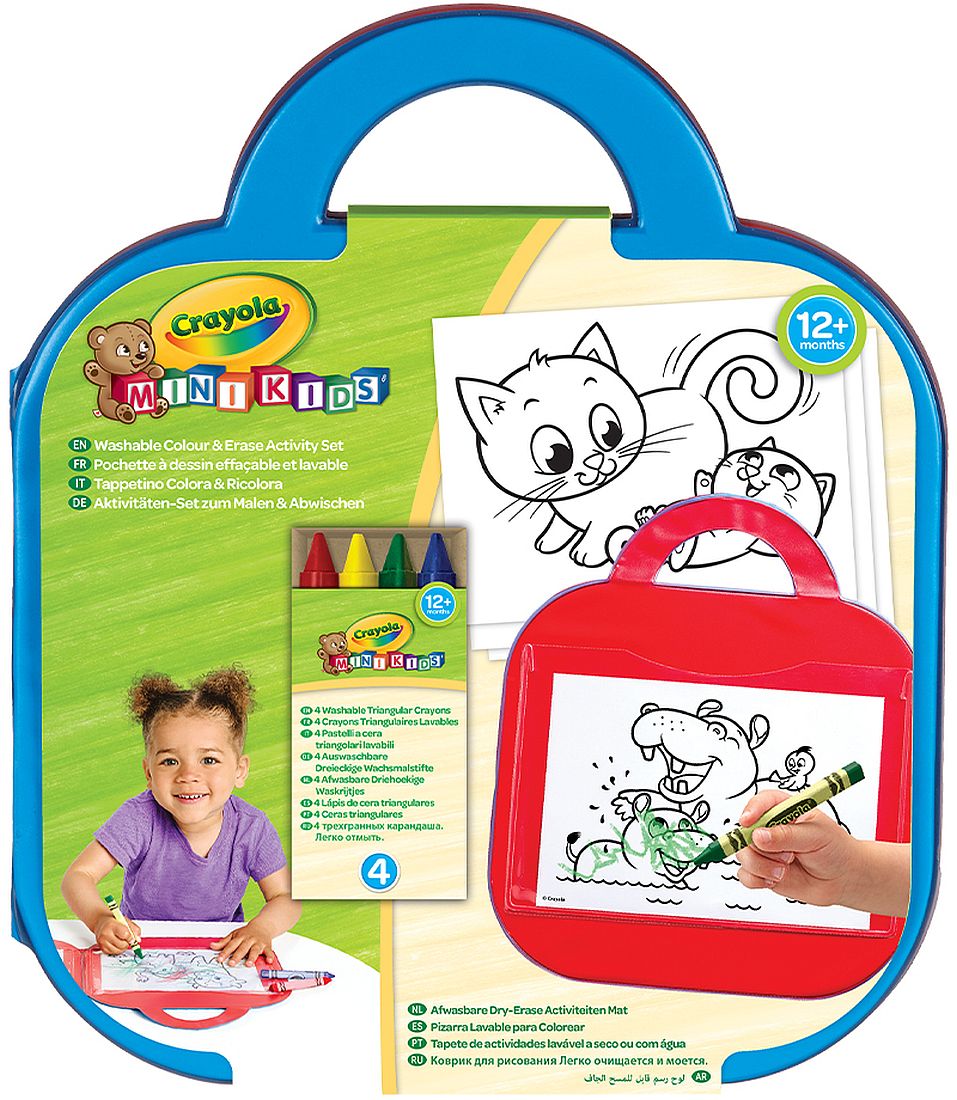 Suport pentru desen Crayola Mini Kids - Valiză