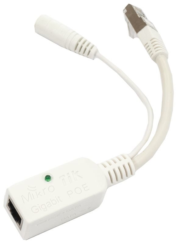 Injector PoE Mikrotik - RBGPOE, Gigabit, alb
