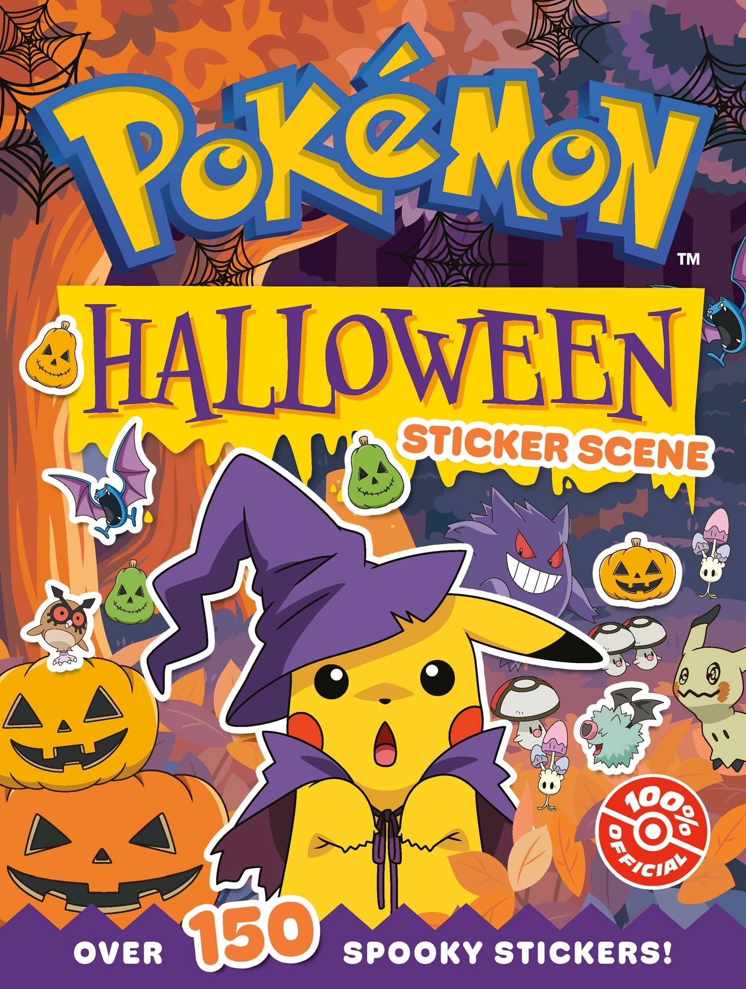 Pokemon Halloween Sticker Scene
