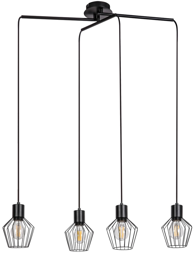 Candelabru Rabalux - Belano 3540, E27, 4 x 40W, negru