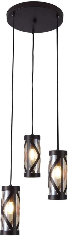 Candelabru Rabalux - Oberon 5339, IP20, E14, 3 x 40W, 230V, maro