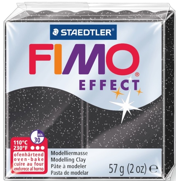 Lut polimeric Staedtler Fimo Effect - 57g, negru
