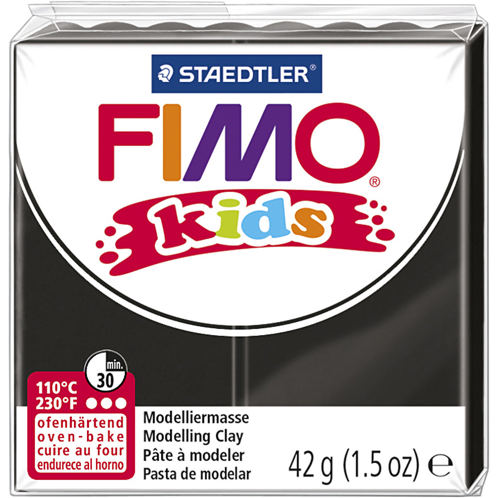 Lut polimeric Staedtler Fimo Kids - Negru