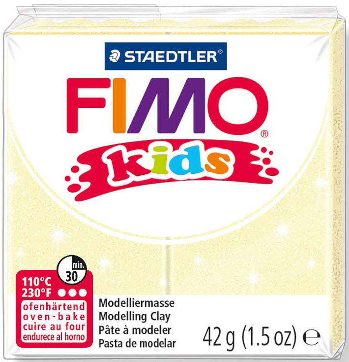 Lut polimeric Staedtler Fimo Kids - galben perlat