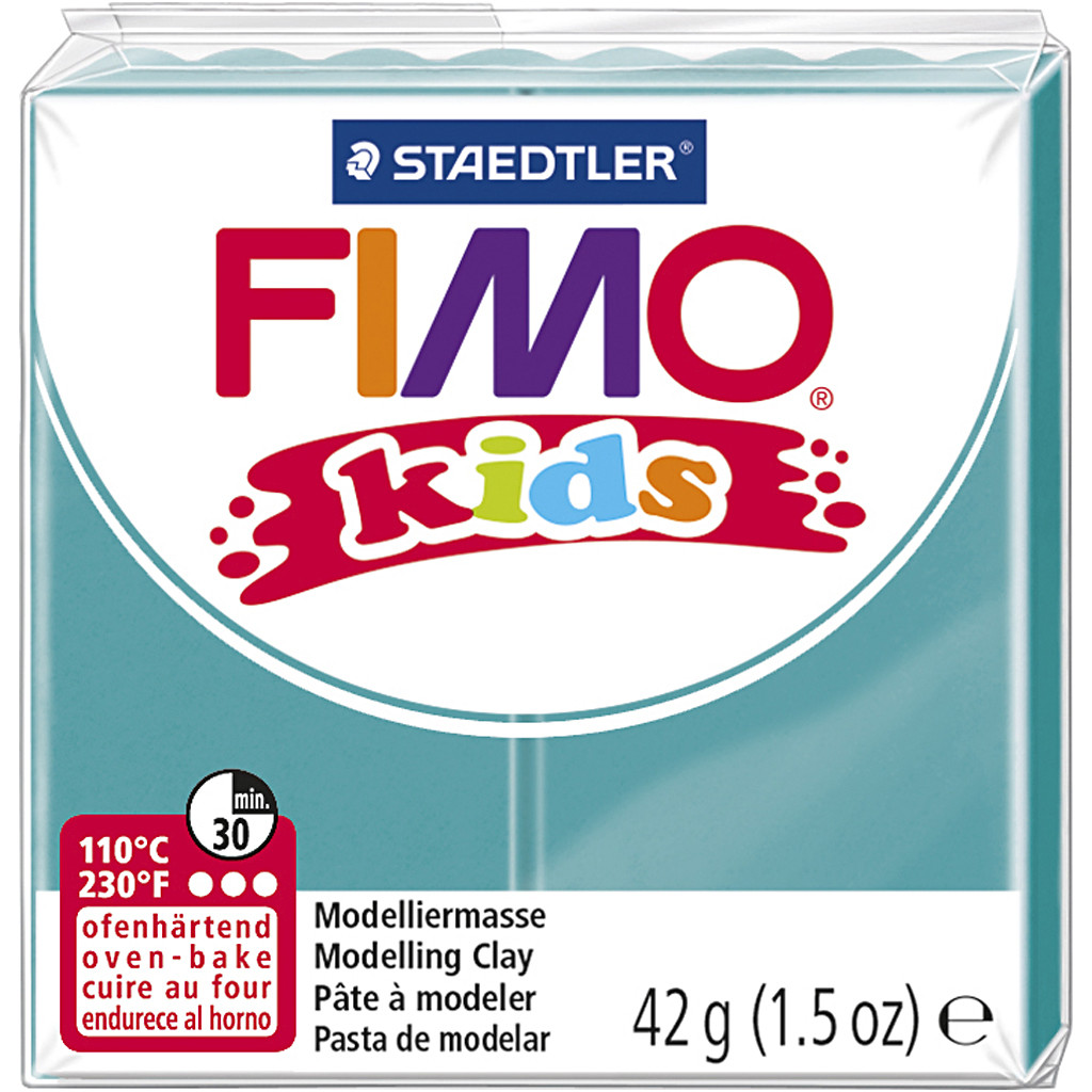 Lut polimeric Staedtler Fimo Kids - culoare turcoaz