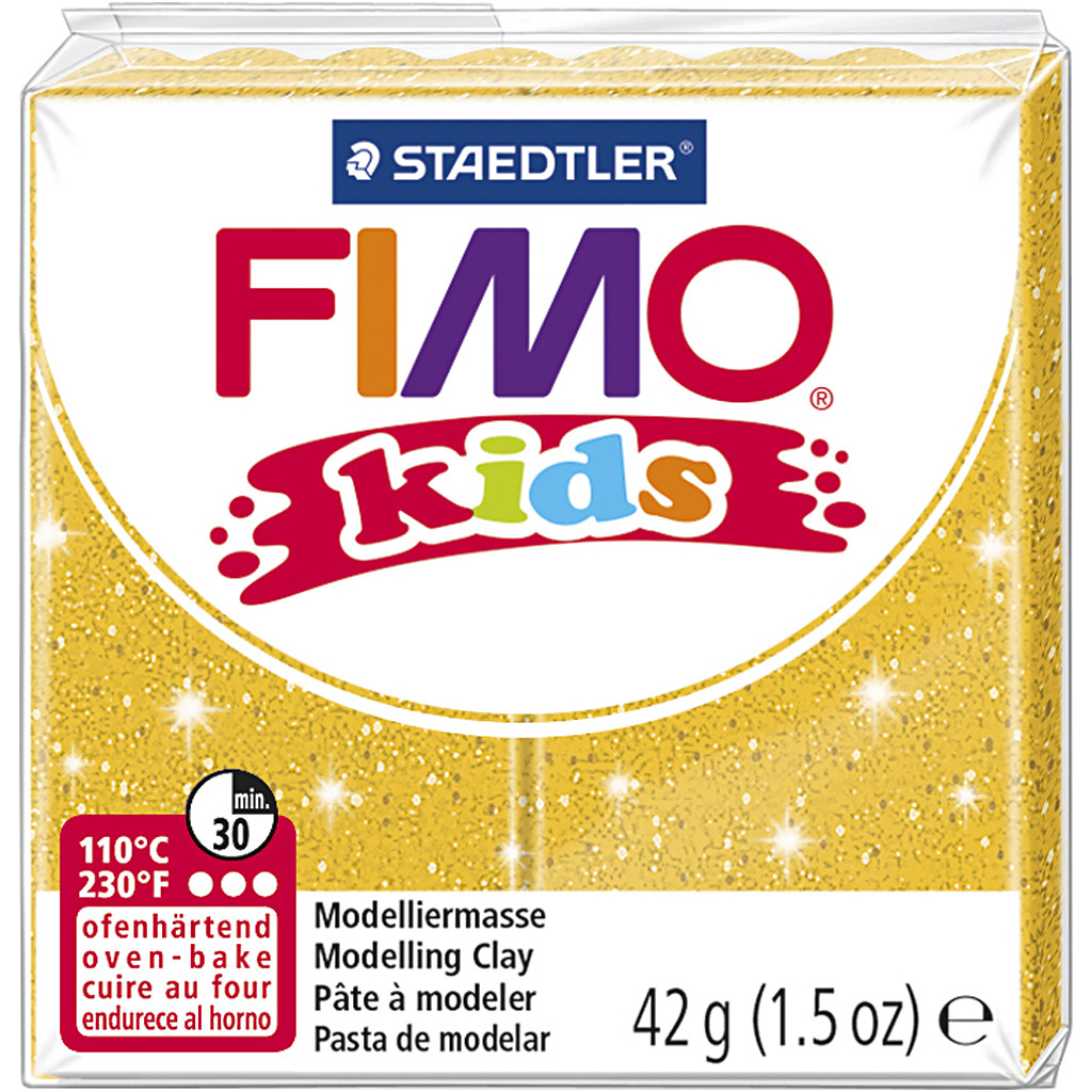 Lut polimeric Staedtler Fimo Kids - Culoare aurie