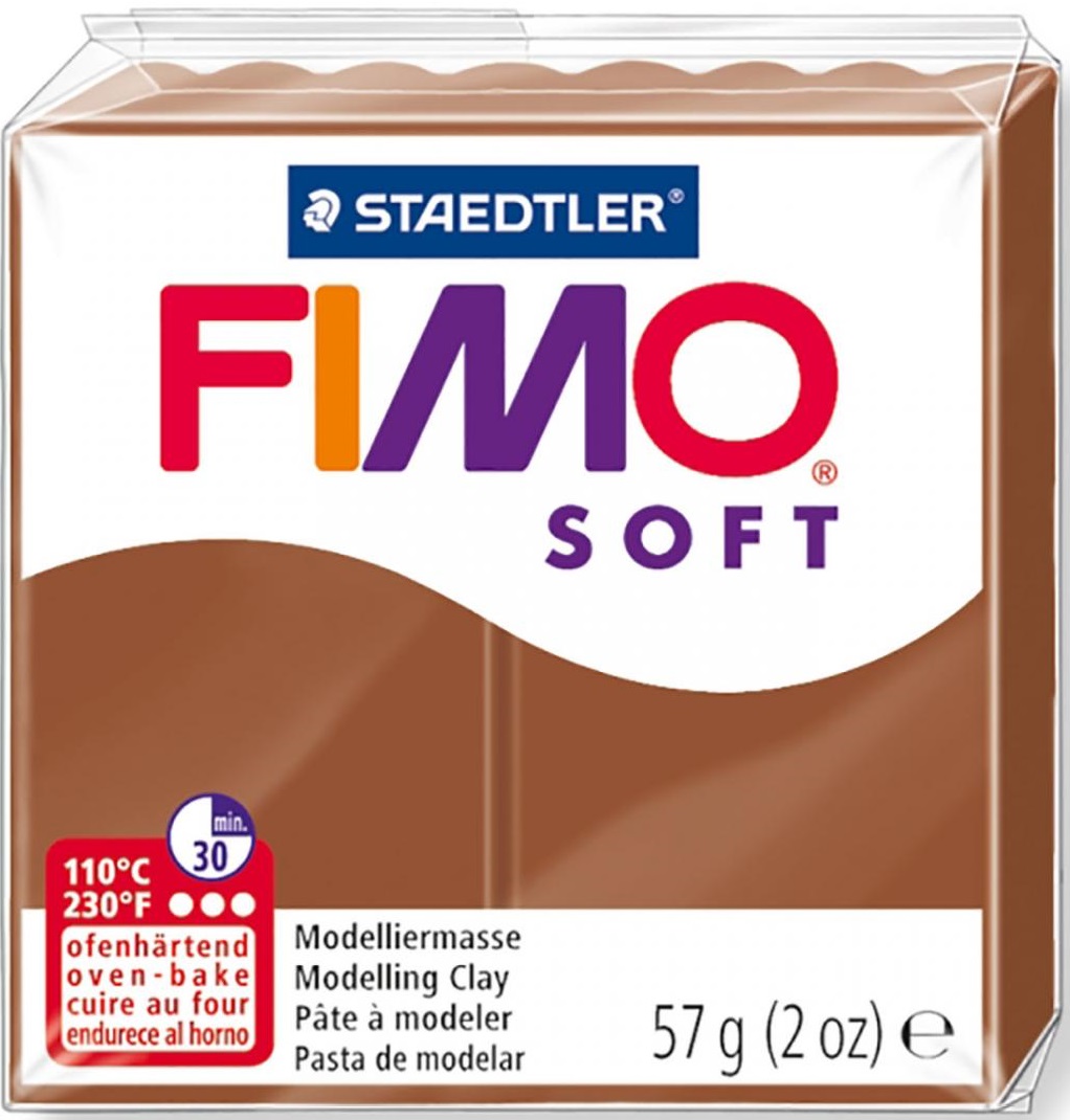 Lut polimeric Staedtler Fimo Soft - 57 g, maro