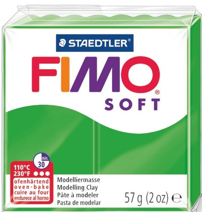 Lut polimeric Staedtler Fimo Soft - 57 g, verde