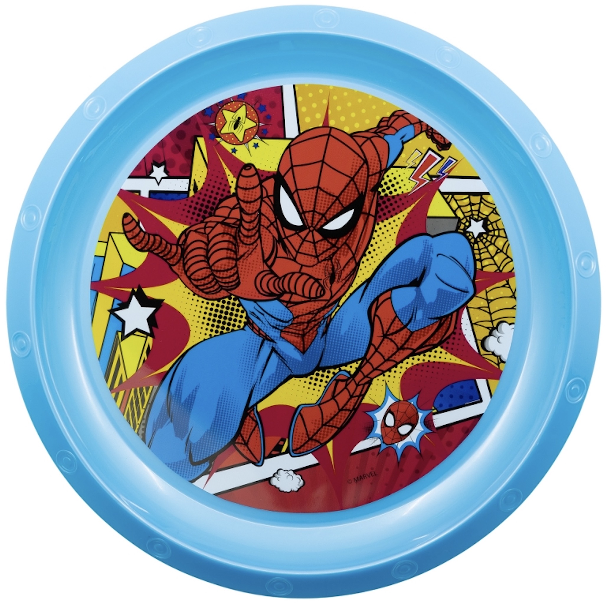 Farfurie din polipropilenă Stor - Spiderman Midnight Flyer