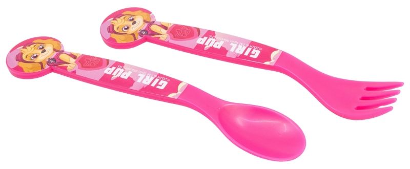 Ustensile din polipropilenă Stor - Paw Patrol Girl Superpowers, 2 buc