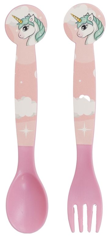 Tacâmuri din polipropilenă Stor - Unicorn Range, 2 bucăți