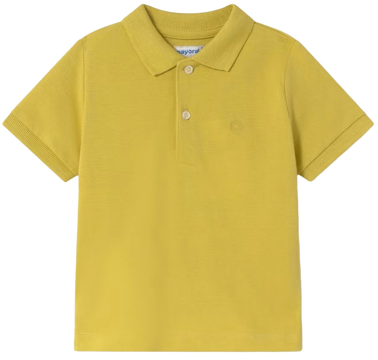 Tricou polo cu mânecă scurtă Mayoral - Auriu, basic, 9 luni