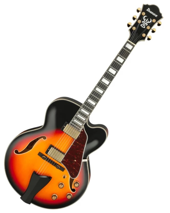 Chitară semi-acustică Ibanez - AF95 Brown Sunburst