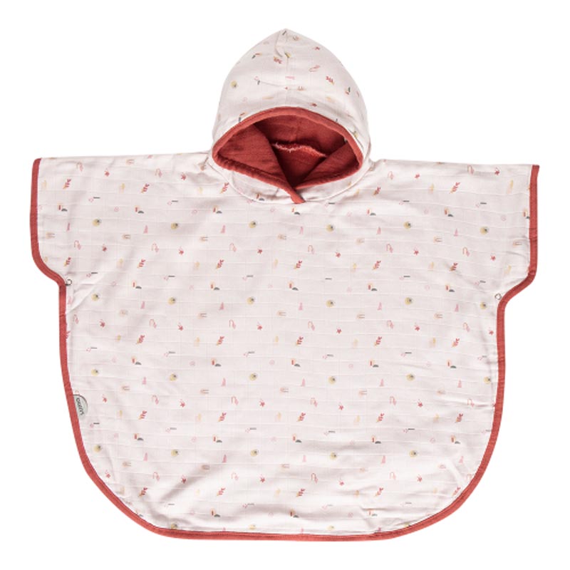 Poncho de baie Luma - Sunset Shapes, 86/92 cm