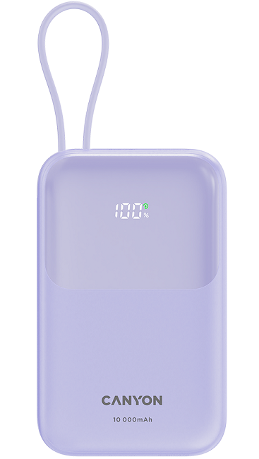 Baterie portabilă  Canyon - OnPower 101, 10000 mAh, Purple