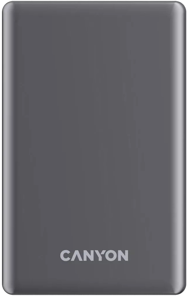 Baterie portabilă  Canyon - OnPower 510 Slim, 10000 mAh, gri inchis