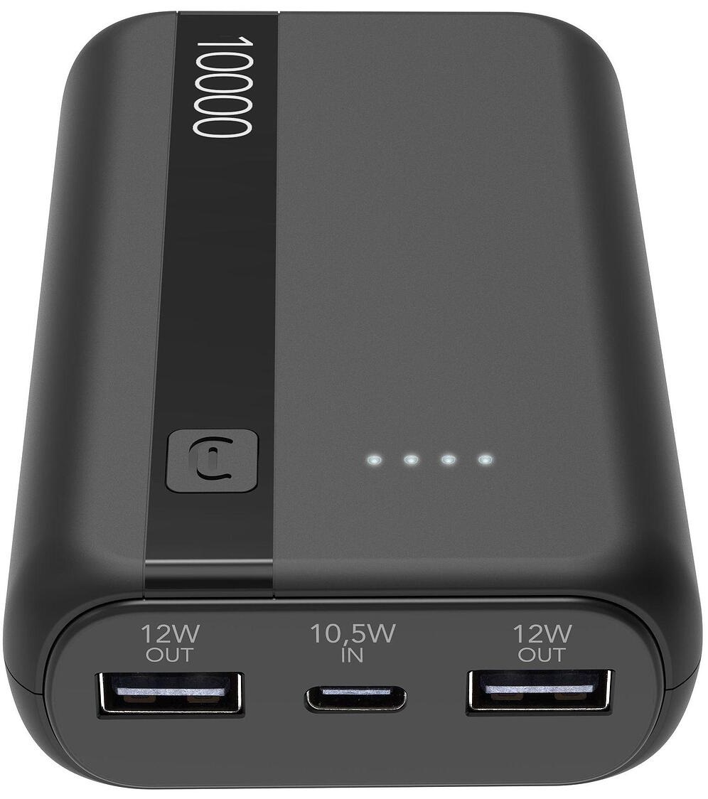 Baterie portabilă  Cellularline - Essence Entry, 10000 mAh, negru