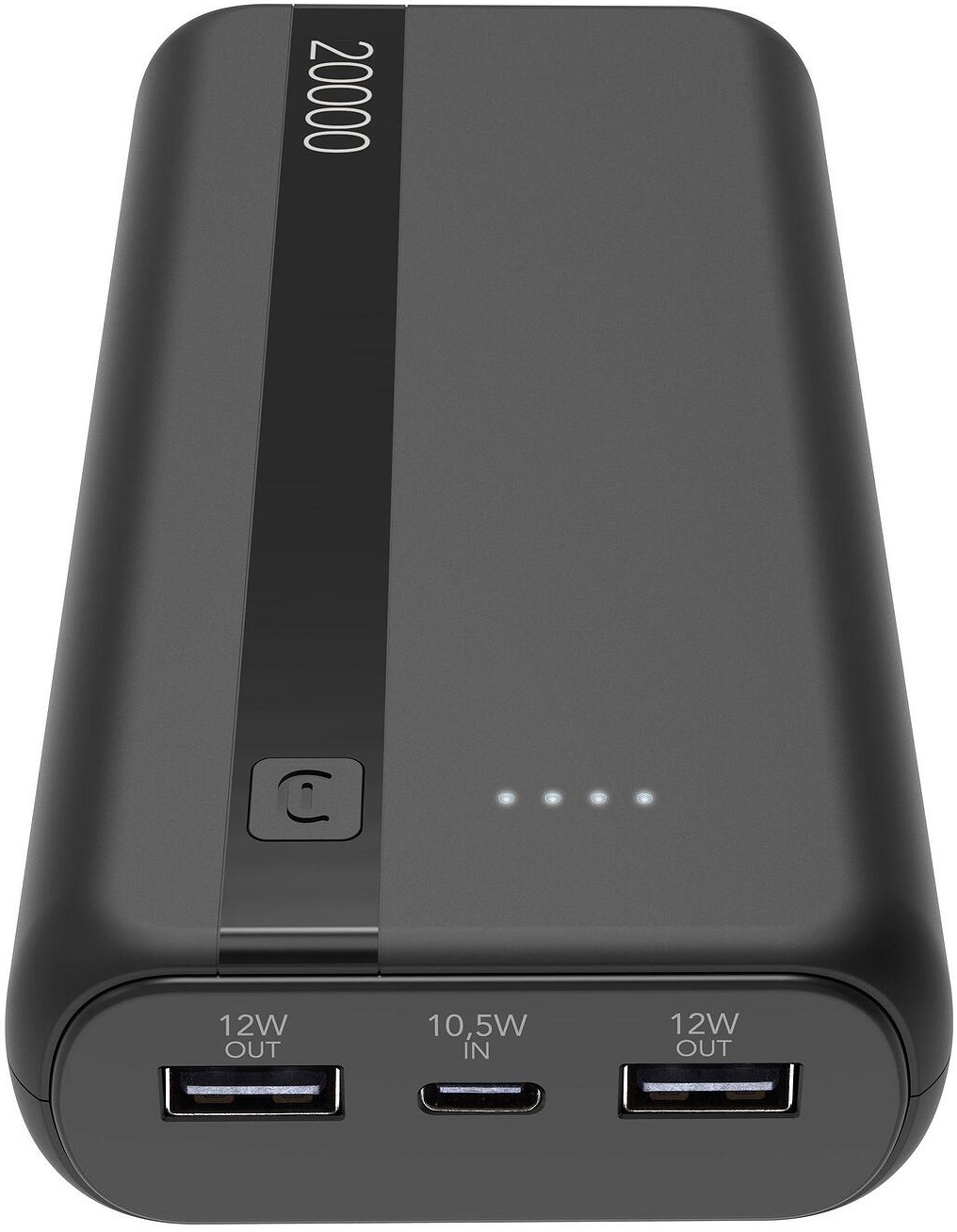 Baterie portabilă  Cellularline - Essence Entry, 20000 mAh, negru
