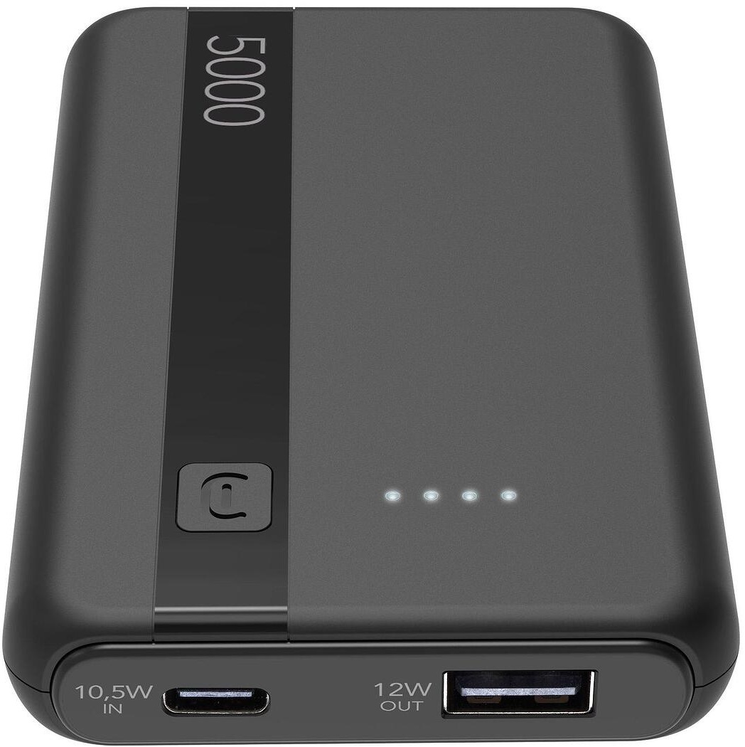 Baterie portabilă  Cellularline - Essence Entry, 5000 mAh, negru