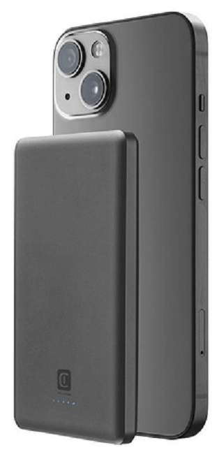 Baterie portabilă  Cellularline - Magslim, 5000 mAh, gri