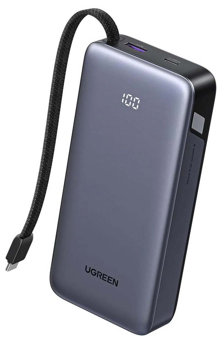 Baterie portabilă  Ugreen - Nexode PB536, 20000 mAh, argintiu