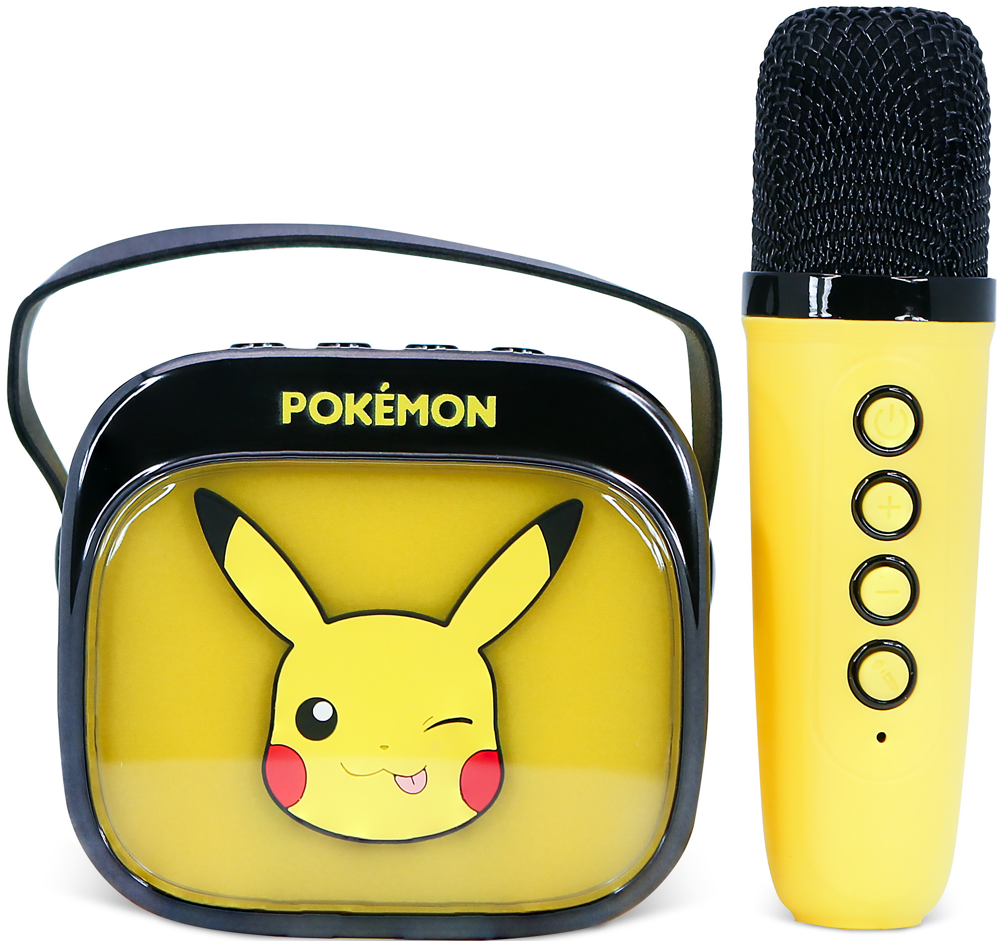 Boxa portabila OTL Technologies - Pikachu PopSing Karaoke Speaker &amp; Microphone, galben