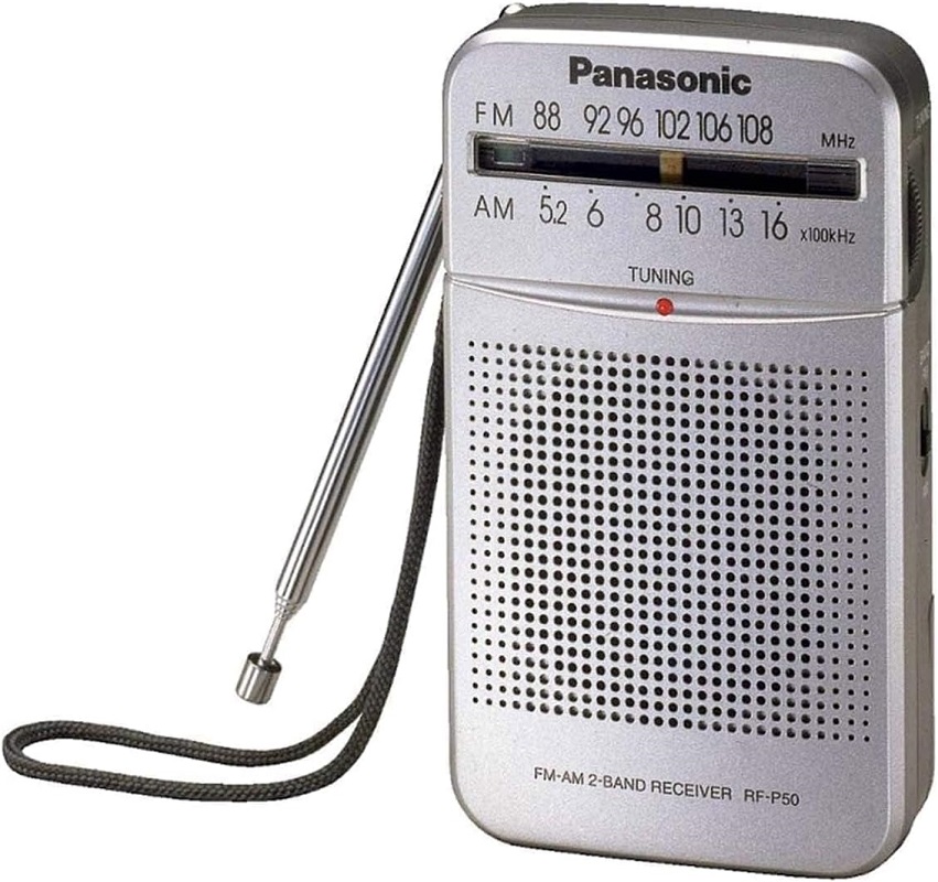 Boxă portabilă radio Panasonic - Radio RF-P50DEG-S, argintiu