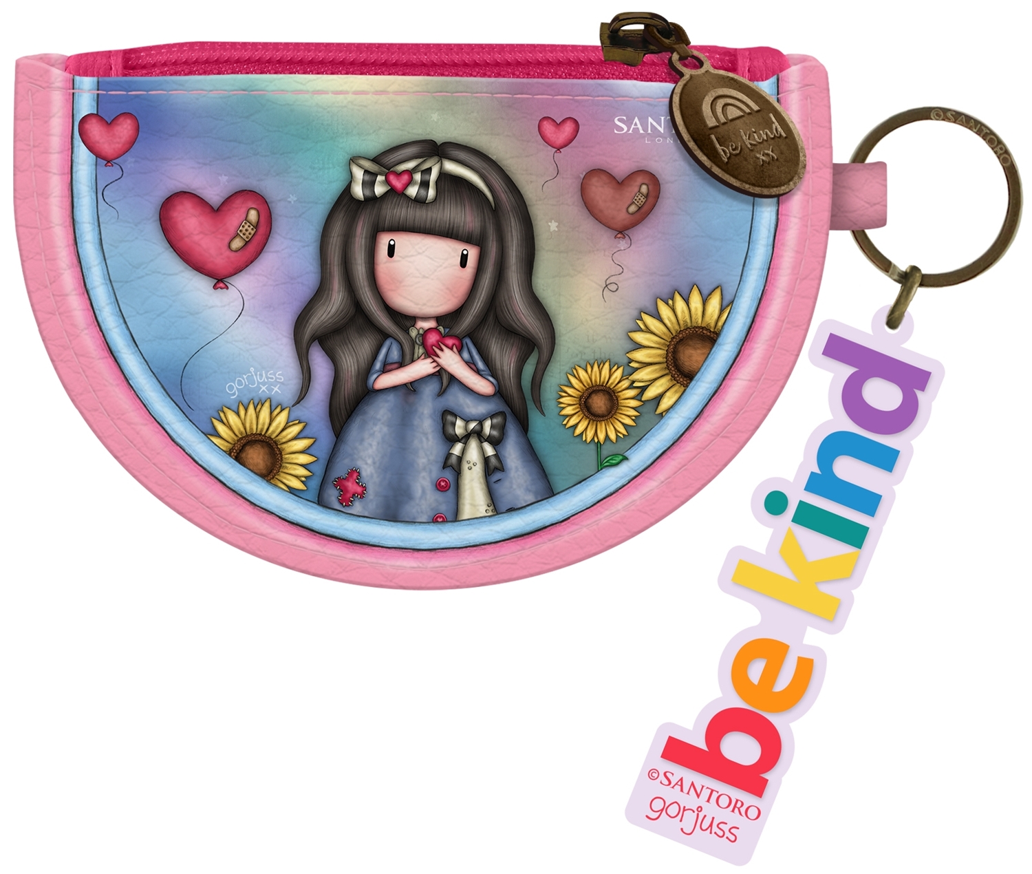 Portofel Santoro Gorjuss Keyring Wallet - Be Kind To Yourself