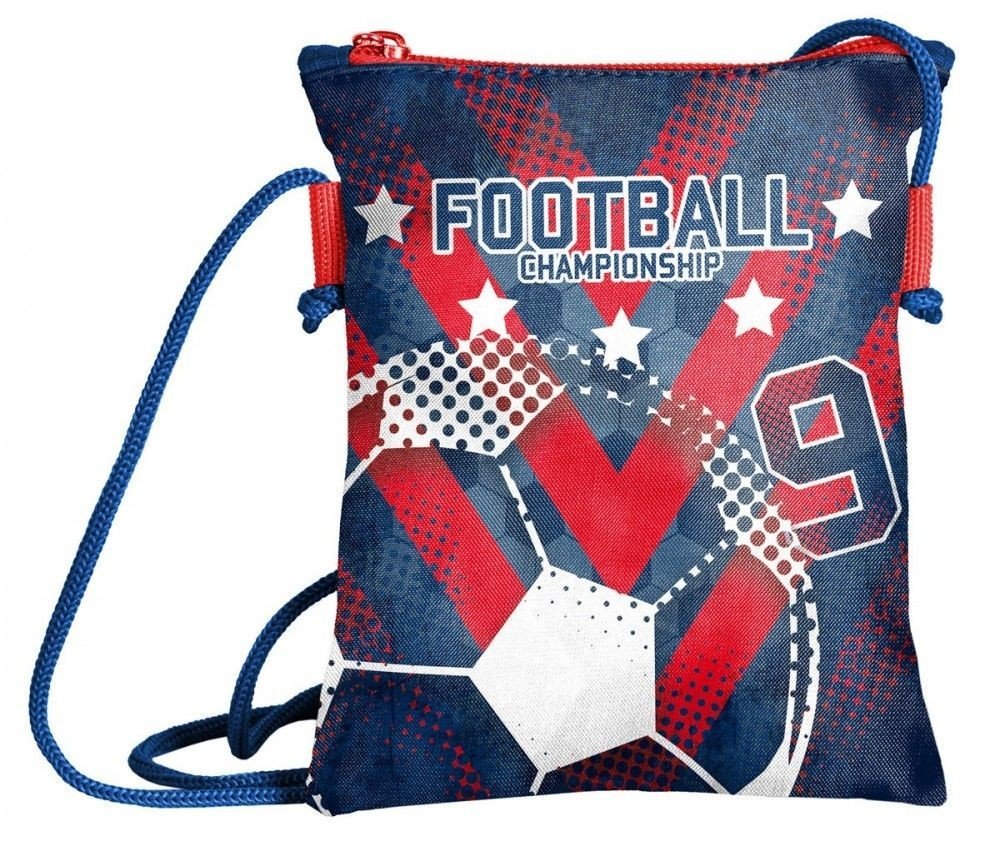 Portofel de gat Paso Football - Albastru si rosu