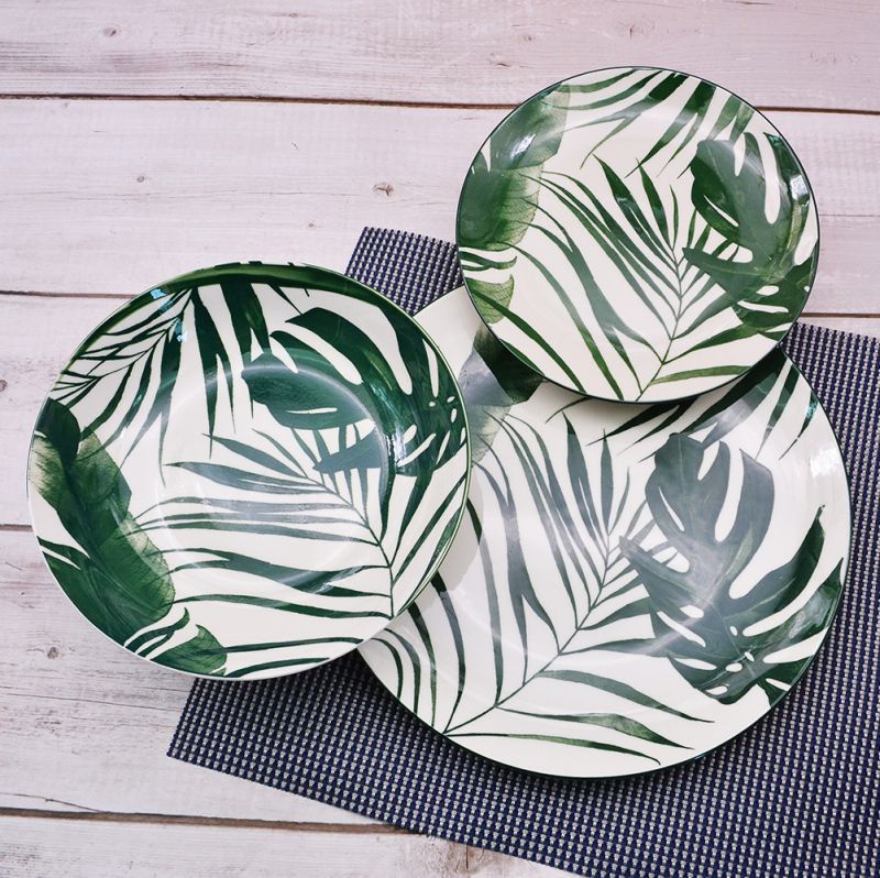 Set de porțelan pentru servit Morello - Tropical, 18 piese