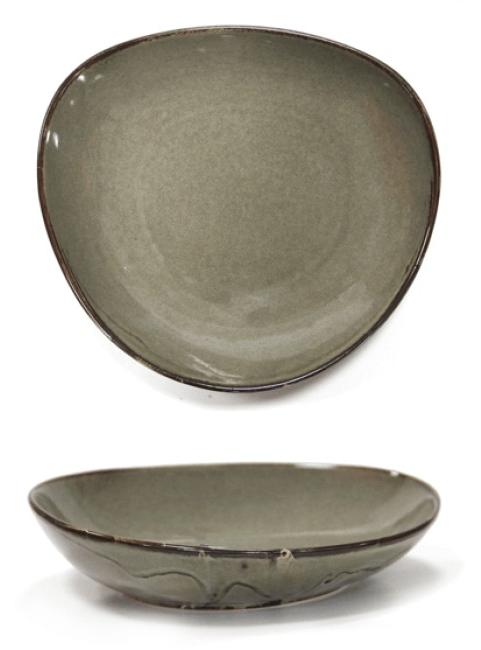 Farfurie de porțelan Horecano - Antique Grey, 21 cm