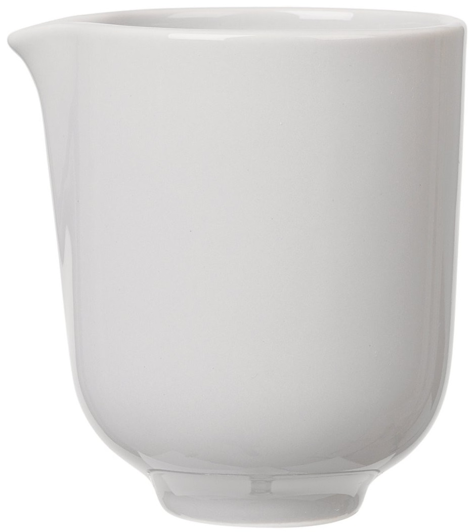 Ulcior de lapte/smântână din porcelan Blomus - Ro, 270 ml, gri deschis