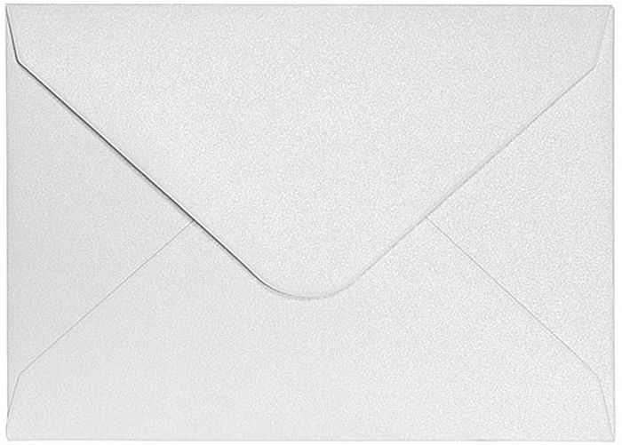 Plic poștal Galeria Papieru - 70 x 100 mm, alb perlat, 10 bucăți