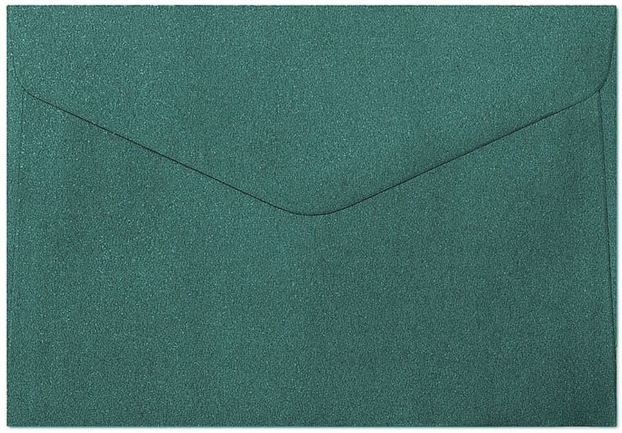 Plic poștal Galeria Papieru - C6, verde perlat, 10 bucăți