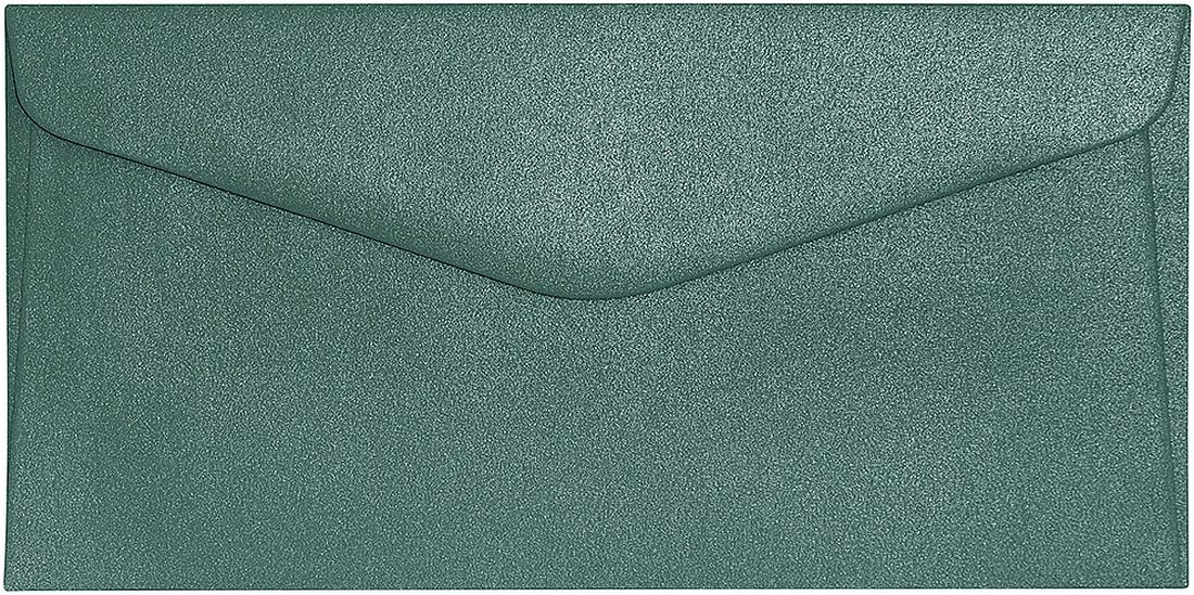 Plic poștal Galeria Papieru - DL, verde perlă, 10 bucăți