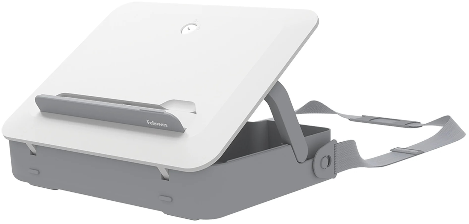 Suport și carcasă pentru laptop Fellowes - Breyta, 2 în 1, alb