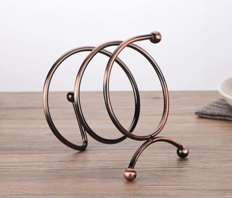 Suport pentru sticle Morello - Rose Gold Spiral
